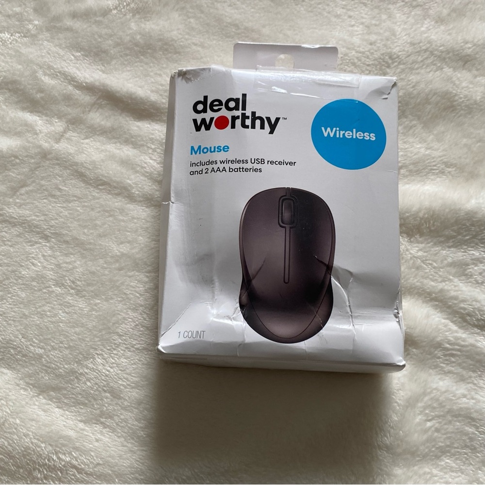 Deal Worthy Wireless Mouse - Black